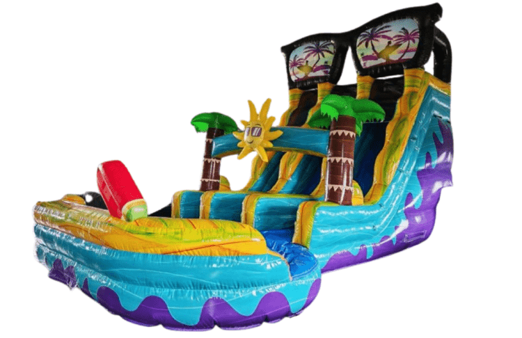 COMING 2026 Sunny Shades dual lane Water Slide